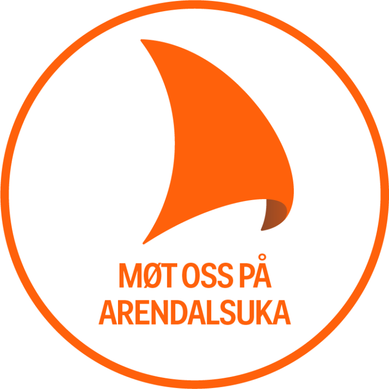 Logo møt oss på Arendalsuka