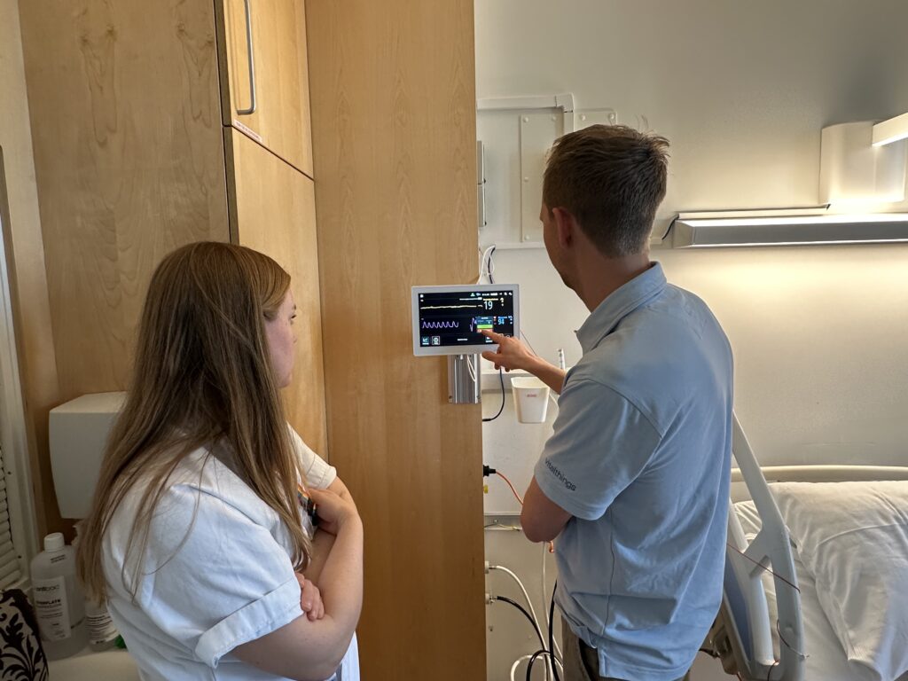 Vitalthings Guardian M10 er i gang på St Olavs teamet2