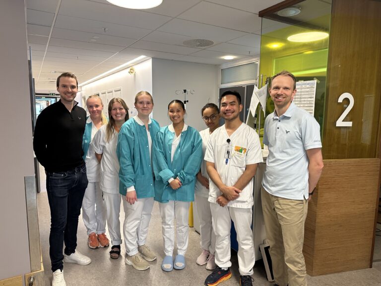 Vitalthings Guardian M10 er i gang på St Olavs teamet1